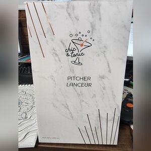 NIB Chic & Tonic Delicate Glass Pitcher or Vase